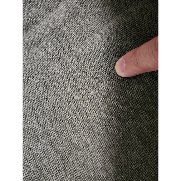 Neiman Marcus Sweater Men’s Size Medium Olive Green 100% Merino Wool V-Neck Knit - Picture 12 of 13